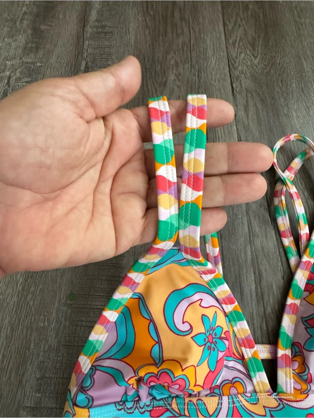 CUPSHE Colorful Floral Bikini Set NWT Size Small